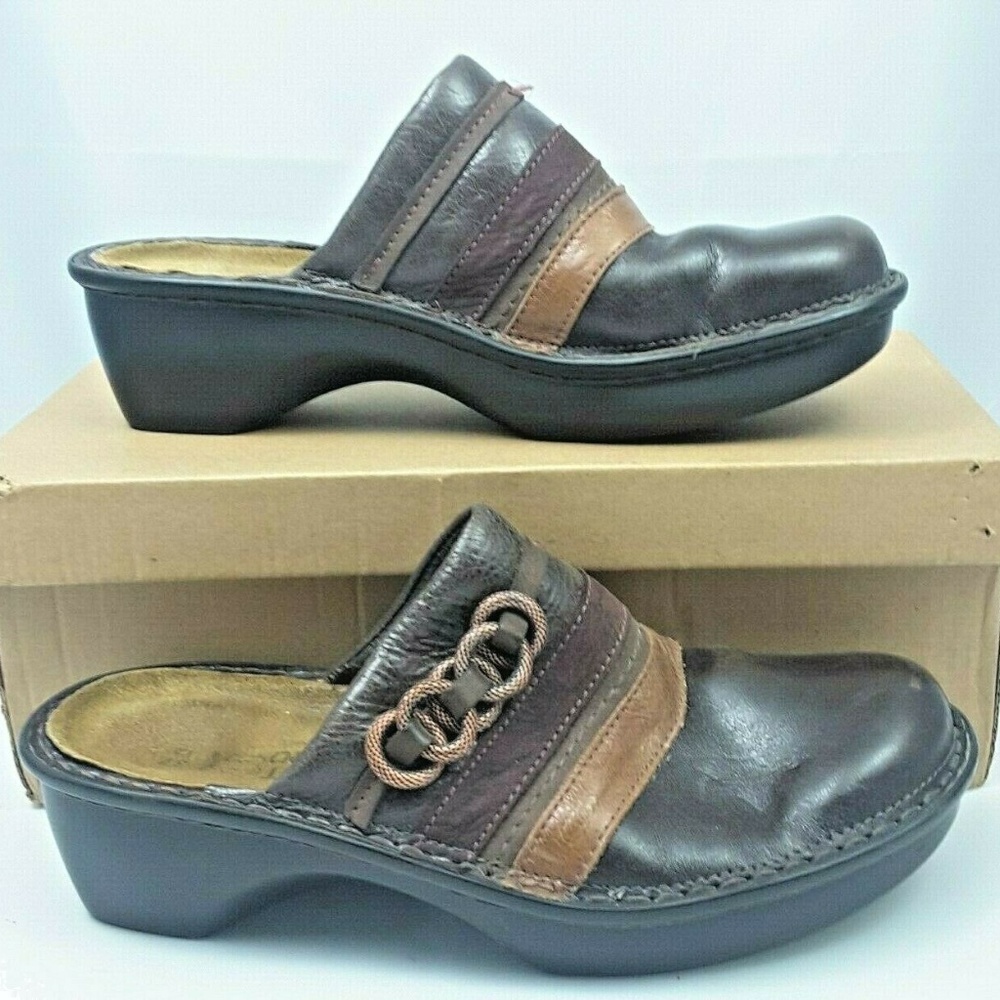 Naot Israel Leather Comfort Shoe Clog